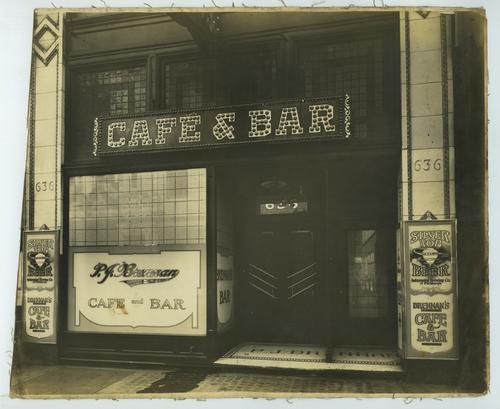 P.J. Brennan Storefront Sign