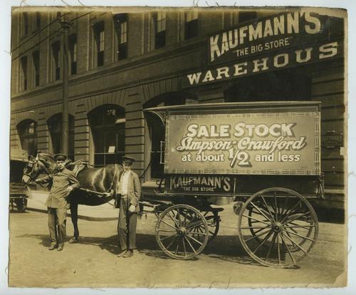 Kaufmann's sign on a Carriage