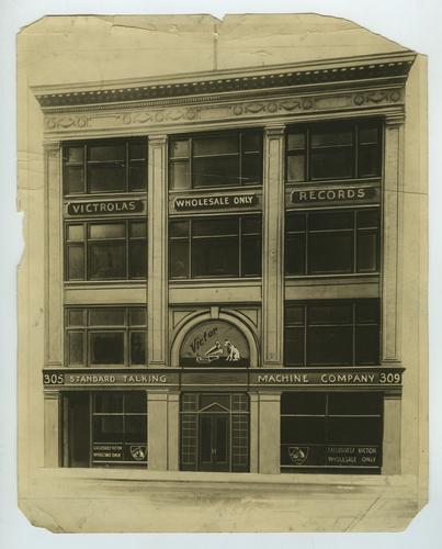 Rendering of Standard Talking Machine Co. Store