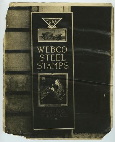 Webco Steel Stamps Sign