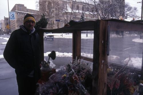 Selling flowers on Fifth Avenue