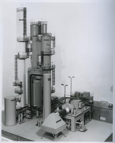 Model of oxygen plant