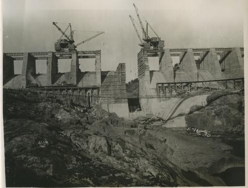 Saguenay River Dam construction (2)