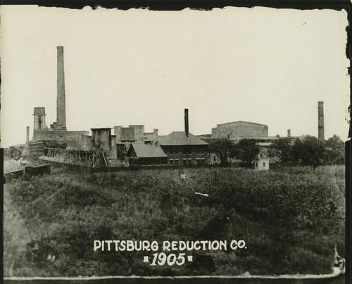 Pittsburgh Reduction Co. plant in East St. Louis, Illinois