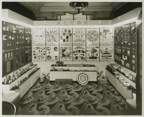 Display featuring Alcoa finishes
