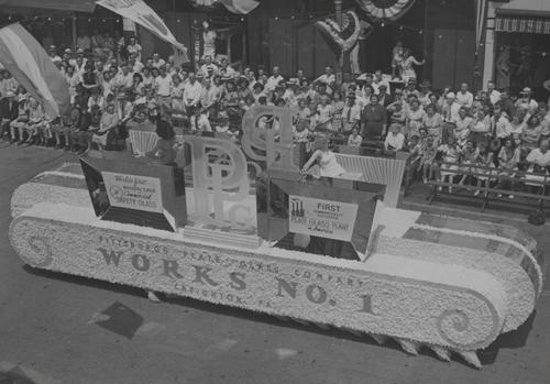 Pittsburgh Plate Glass Company parade float