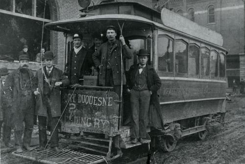 McKeesport, Duquesne, and Wilmerding Railway Company train car