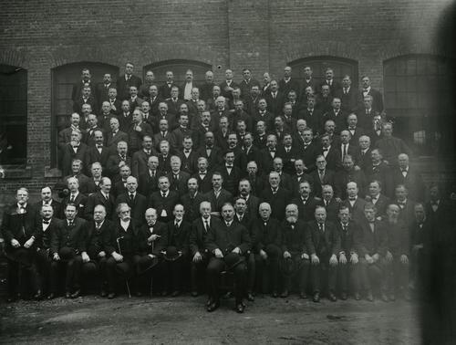 WABCO shop foremen with Herman Westinghouse