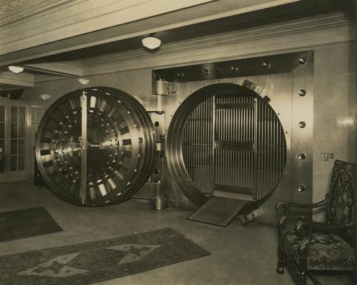 City Deposit Bank's safe deposit vault