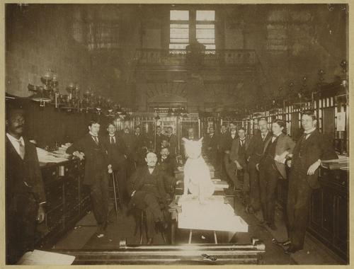 Farmers Deposit Savings Bank employees with Prince