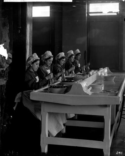 Five Women at Bottling Table