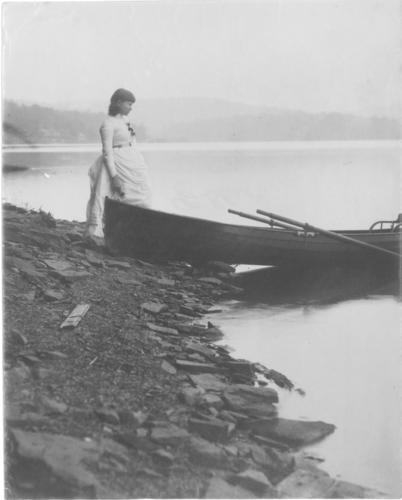 Girl at the Shoreline of Lake Conemaugh