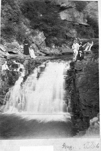 Club Members near Spillway