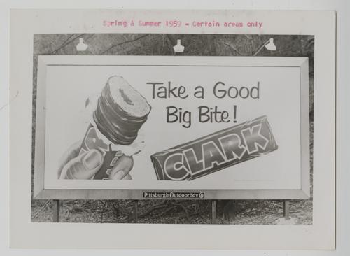 "Take a Good Big Bite" Clark Bar Billboard
