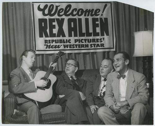 Harold V. Cohen with Rex Allen
