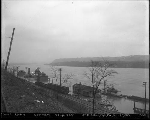 Ohio River Lock  6 Flooding