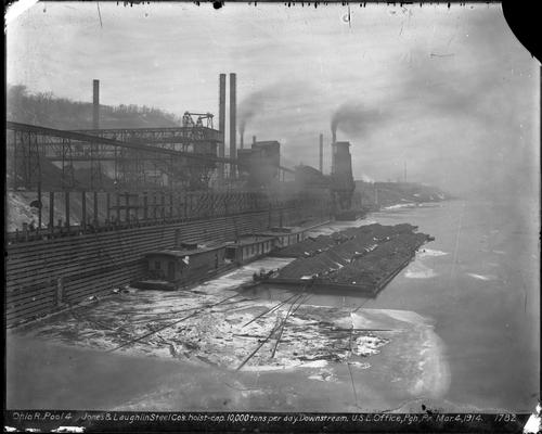 Jones and Laughlin Steel Company's Hoist-Cap in Ohio River's Pool 4