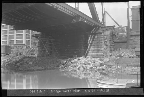 Old 6th St. Bridge North Pier