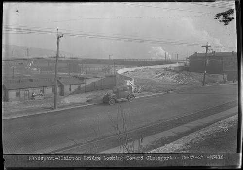Glassport-Clairton Bridge Looking Toward Glassport