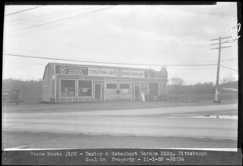 State Route 108 - Texter and Betschart Garage Bldg. Pittsburgh Coal Property