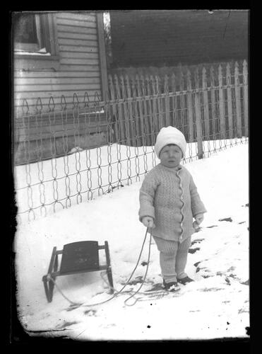 Child with Sled