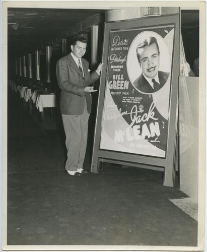 Advertisement for the Bill Green's Nightclub