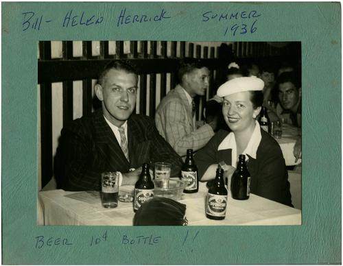 Bill and Helen Herrick Souvenir Photograph