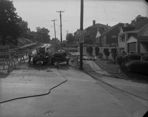 Road Work on Middletown Road