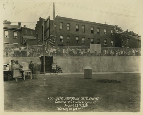 Opening New Children's Playground at Irene Kaufmann Settlement