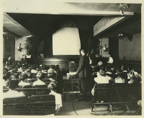 Irene Kaufmann Settlement, Summer Play School, Health Movies