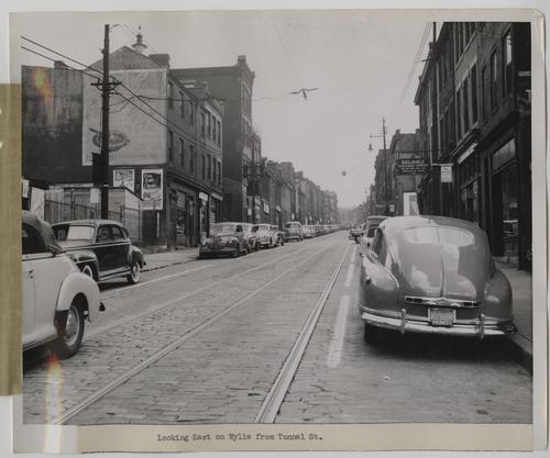 Looking East on Wylie Avenue from Tunnel Street