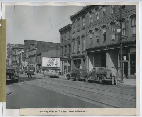 Looking West on Fifth Avenue from Fullerton Street
