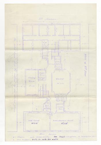 Second Avenue Hospital Second Floor Blueprints
