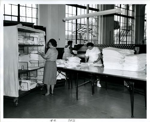 Hospital Laundry Room Workers