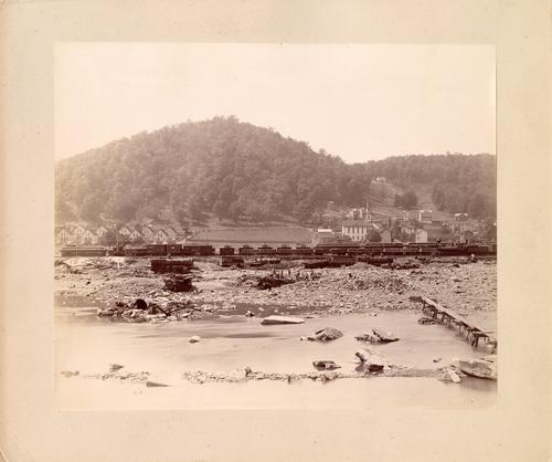 Pennsylvania Railroad Shortly After the 1889 Flood