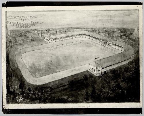 Swimming pool design drawing