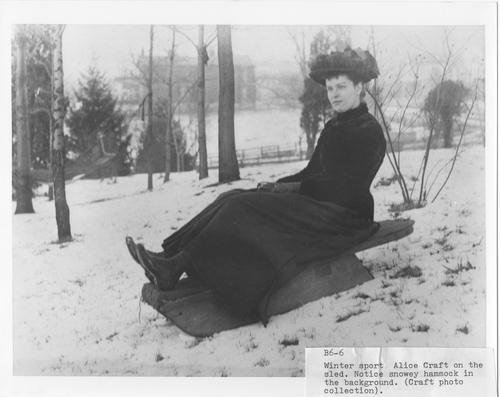 Alice Craft on Sled