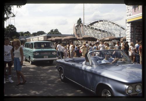 Parade of Chevrolet Corvair cars