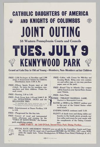 Catholic Daughters of America and Knights of Columbus Joint Outing