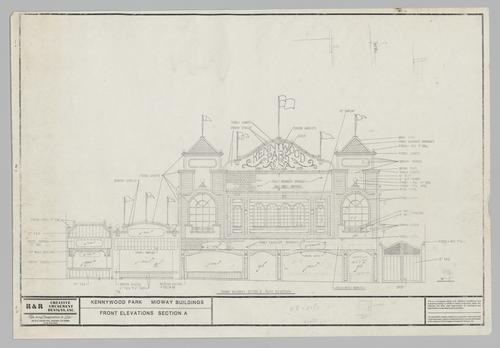 Lost Kennywood midway buildings