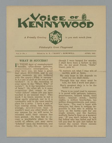 Voice of Kennywood Vol.2-No.1