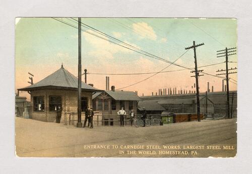 Entrance to Carnegie Steel Works