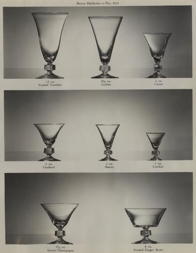 Hellenic No. 934 Stemware