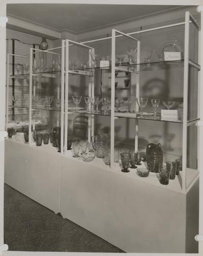 Bryce Brothers Company Glassware Display