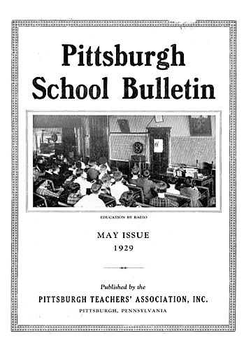 Pittsburgh school bulletin