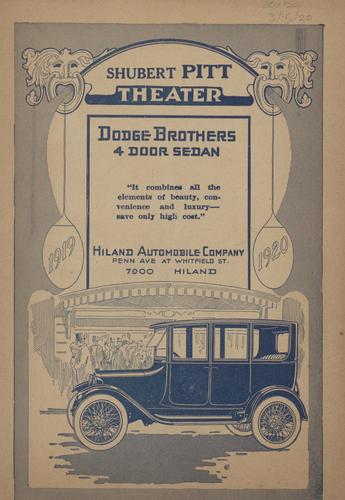 Theatre program - E.H. Sothern and Julia Marlowe in Shakespeare's Plays