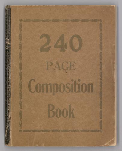 Notes for stories - 240 Page Composition Book