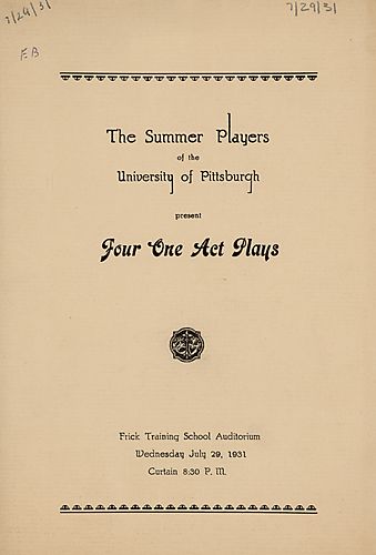 Four One Act Plays