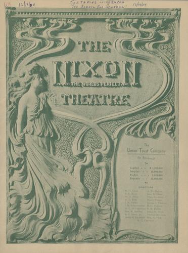 Theatre program - The Taming of the Shrew and The School for Scandal with Ada Rehan and Charles Richman