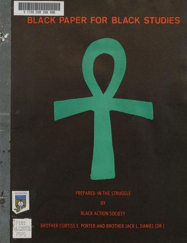 Black paper for Black studies